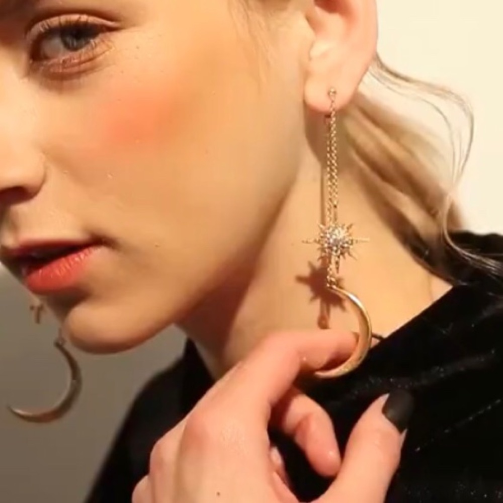 • Lindsay • Moon + Star Earring Jackets